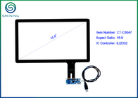 Interfaz USB capacitiva de la pantalla de visualización del panel táctil de ProCap de los quioscos 15,6”