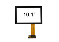 10,1 la pantalla táctil capacitiva de la pulgada PCAP cubrió con el vidrio moderado 1.1m m